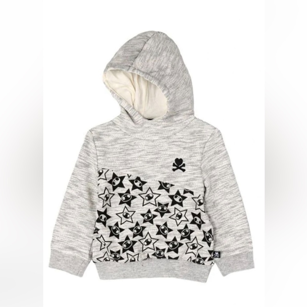 Tokidoki Bambino Hooded Sweatshirt (Light Grey) Unisex Baby Boys Size 18 Months